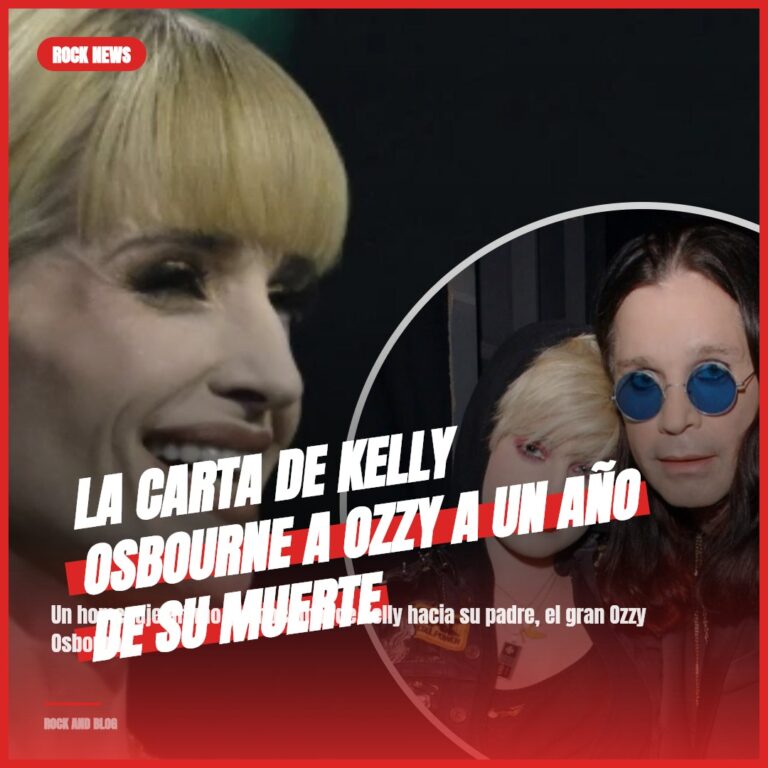 La carta de Kelly Osbourne a Ozzy a un año de su muerte