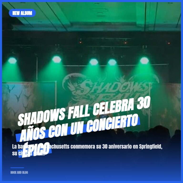Shadows Fall celebra 30 años con un concierto épico