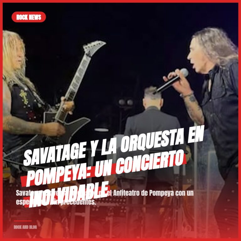 Savatage y la Orquesta en Pompeya: Un Concierto Inolvidable