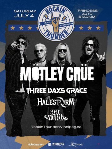 Mötley Crüe Revive Clásicos en Winnipeg