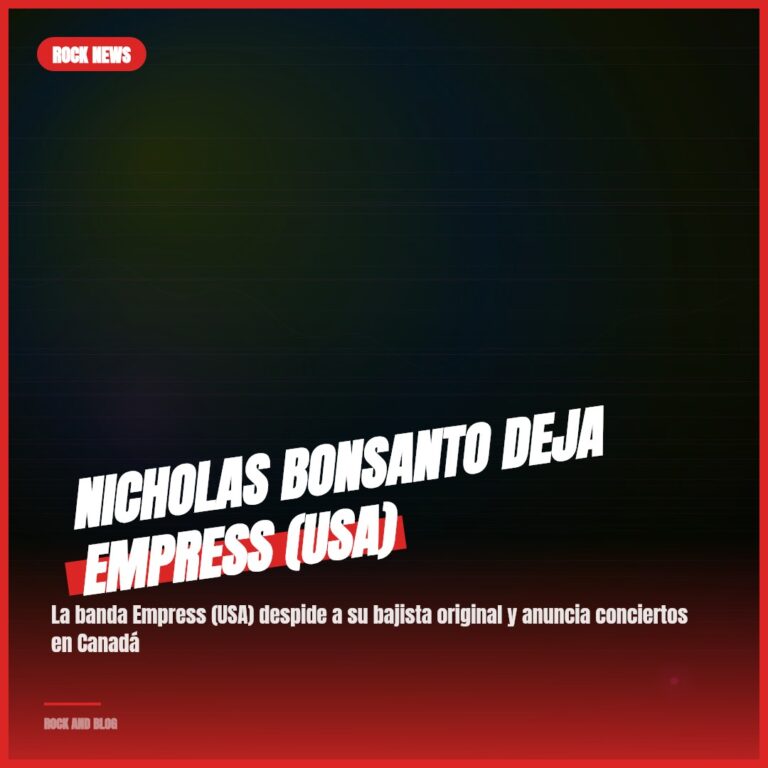 Nicholas Bonsanto deja Empress (USA)