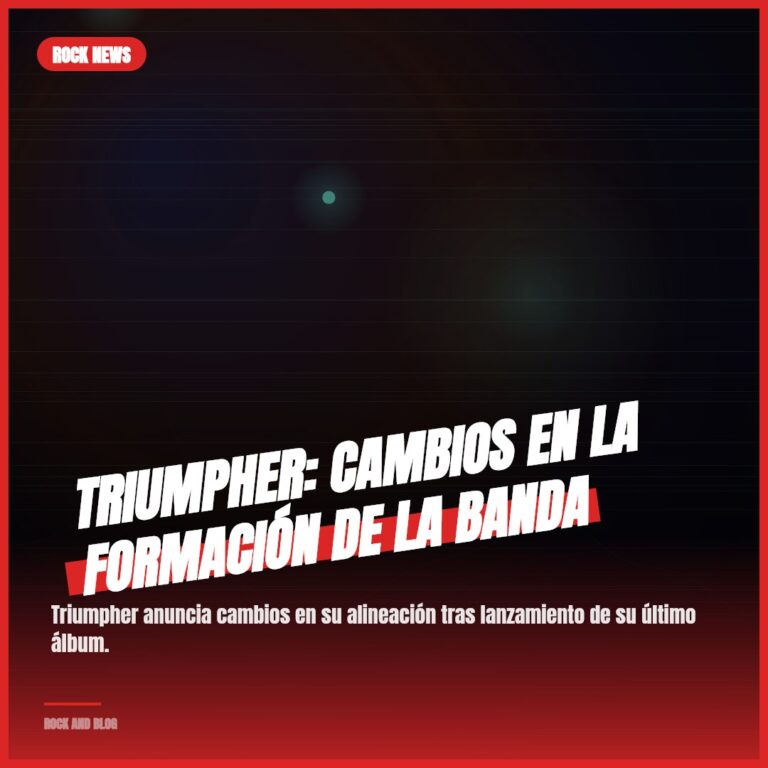 Triumpher: Cambios en la Formación de la Banda
