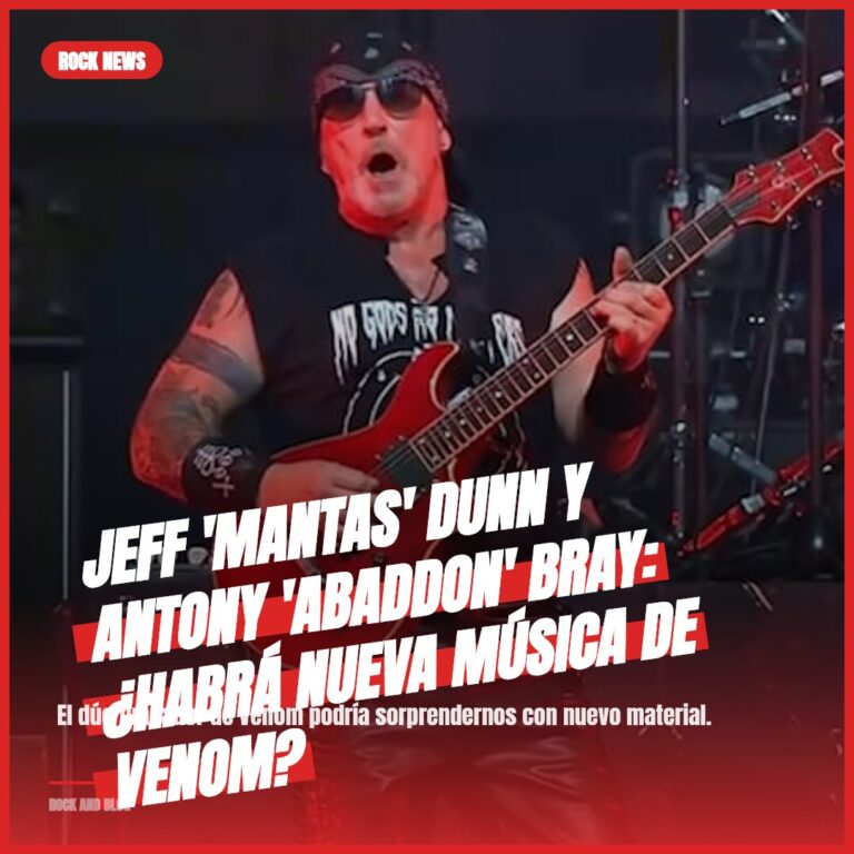 Jeff ‘Mantas’ Dunn y Antony ‘Abaddon’ Bray: ¿Habrá Nueva Música de Venom?