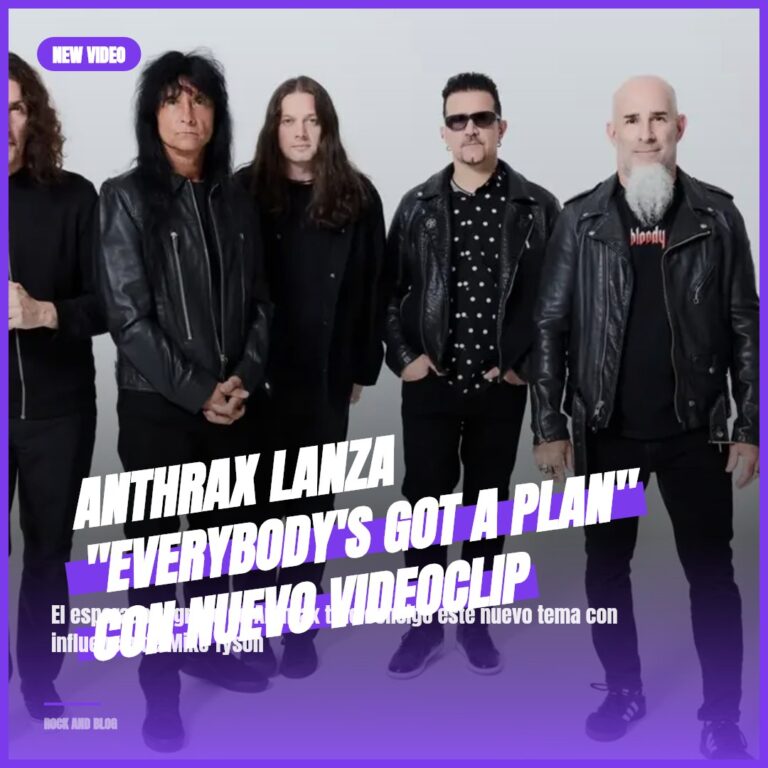 Anthrax lanza «Everybody’s Got A Plan» con nuevo videoclip