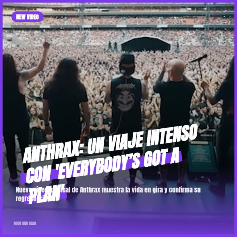 ANTHRAX: Un viaje intenso con ‘Everybody’s Got A Plan’