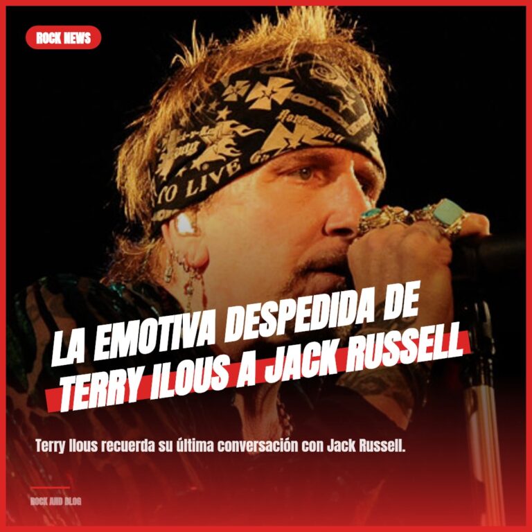 La emotiva despedida de Terry Ilous a Jack Russell
