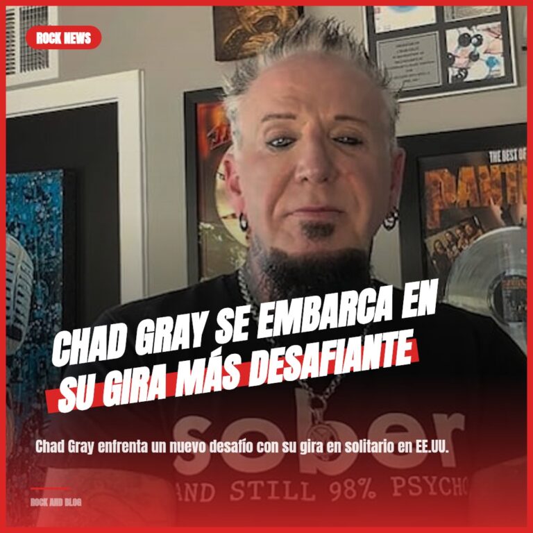 Chad Gray se embarca en su gira más desafiante