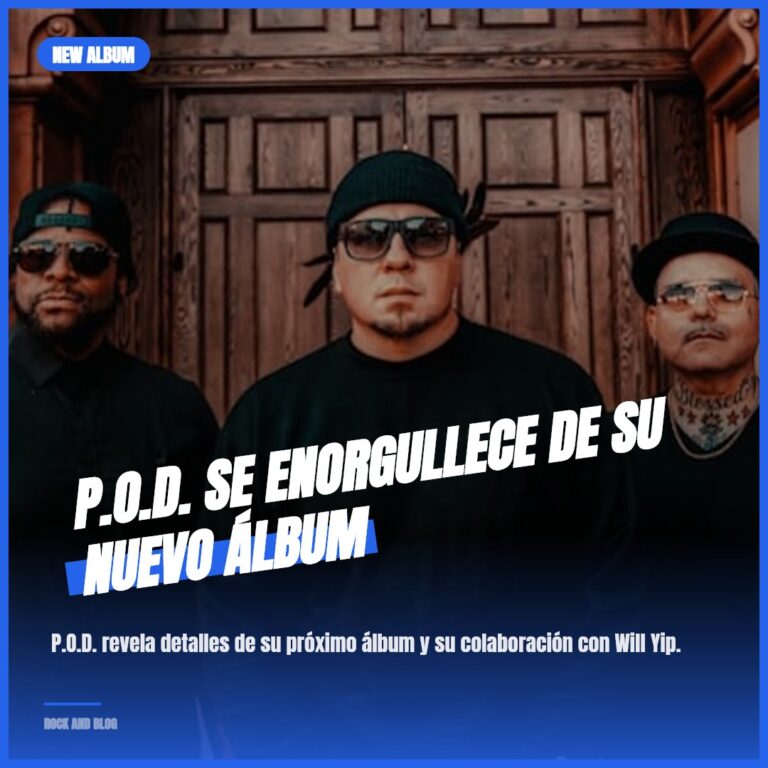 P.O.D. se enorgullece de su nuevo álbum