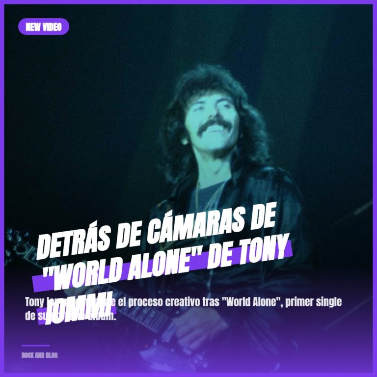 Detrás de Cámaras de «World Alone» de Tony Iommi