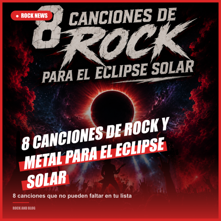 8 canciones de rock para escuchar durante el eclipse solar de 2026
