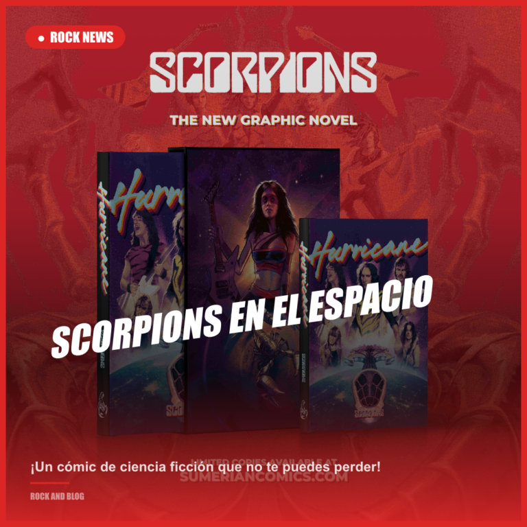 Scorpions lanzan su primera novela gráfica en el espacio