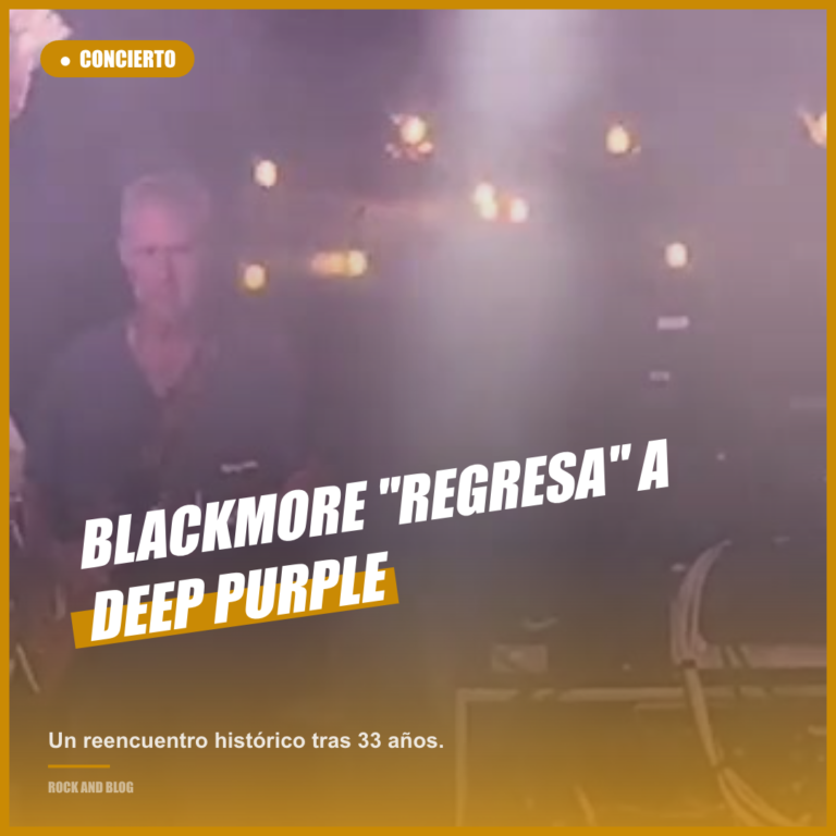 Ritchie Blackmore se reúne con Deep Purple tras 33 años
