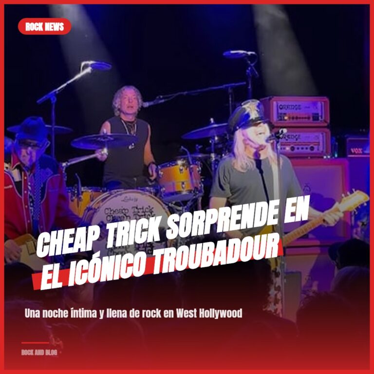 Cheap Trick sorprende en el icónico Troubadour