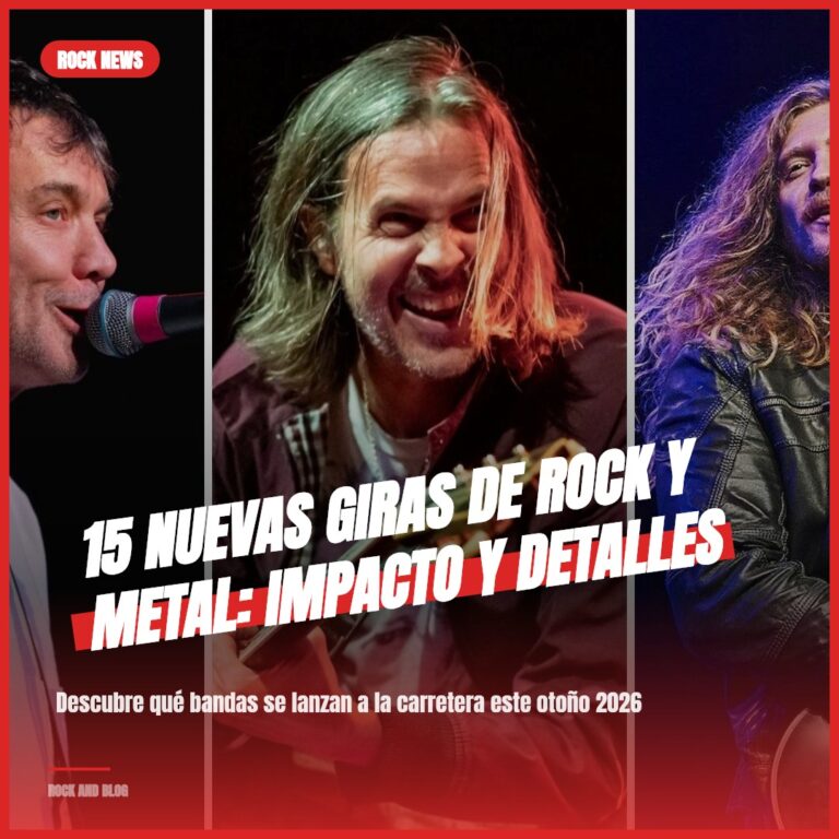 15 Nuevas Giras de Rock y Metal: Impacto y Detalles