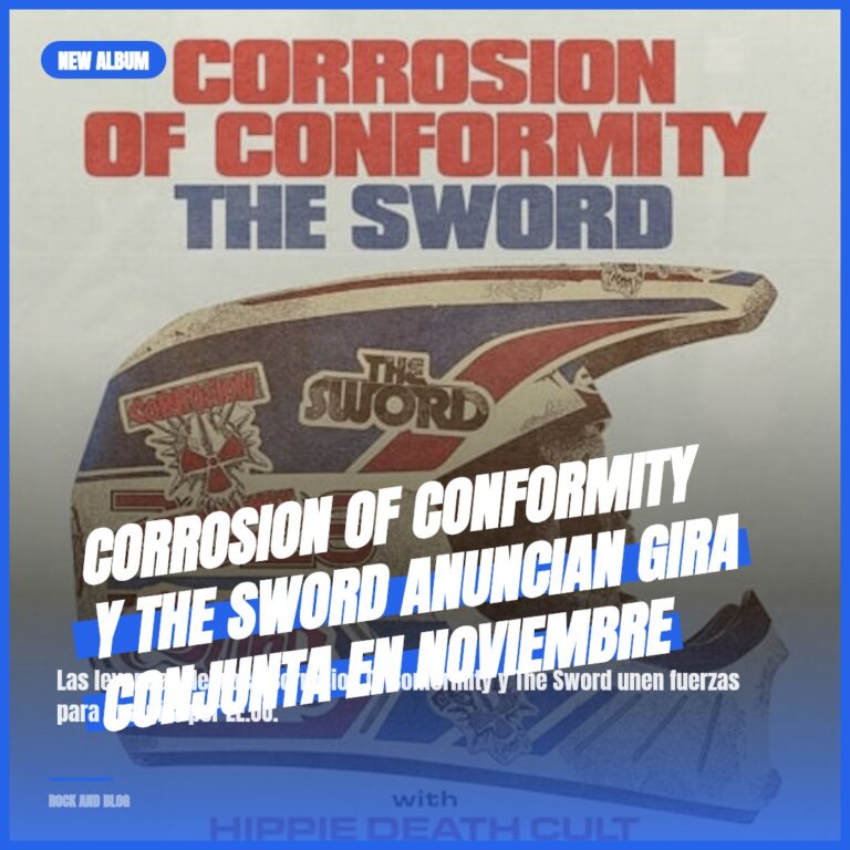 Corrosion Of Conformity y The Sword anuncian gira conjunta en noviembre