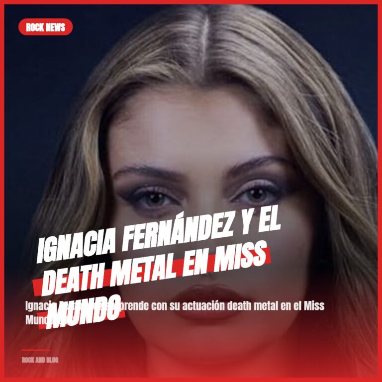 Ignacia Fernández y el death metal en Miss Mundo
