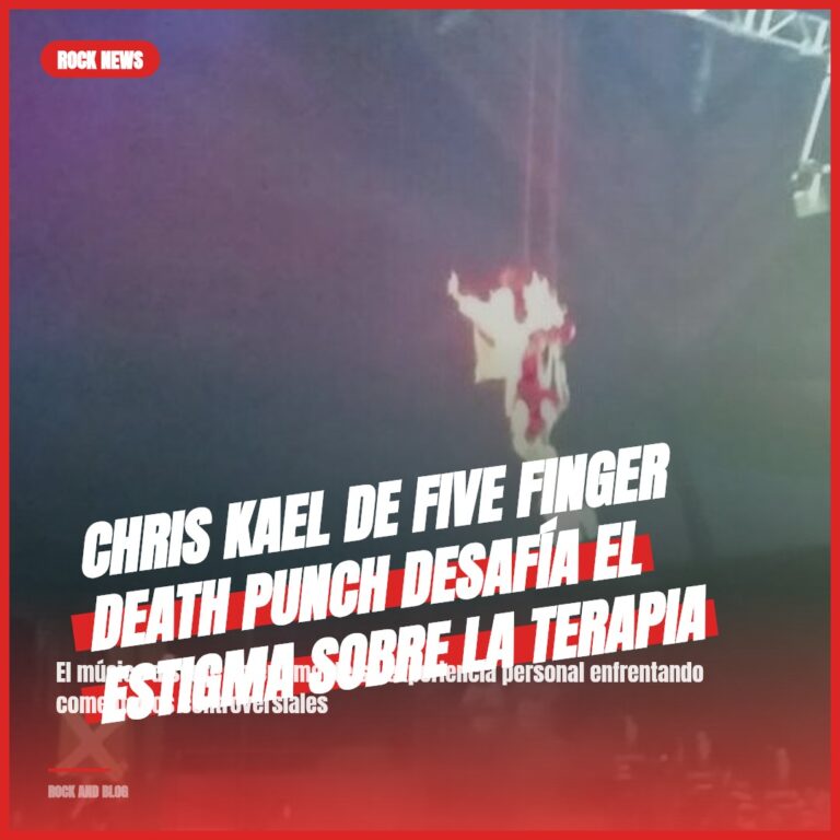 Chris Kael de Five Finger Death Punch desafía el estigma sobre la terapia