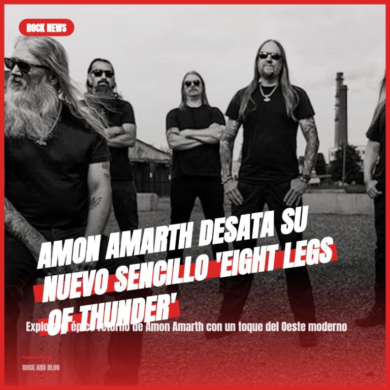 Amon Amarth desata su nuevo sencillo ‘Eight Legs Of Thunder’
