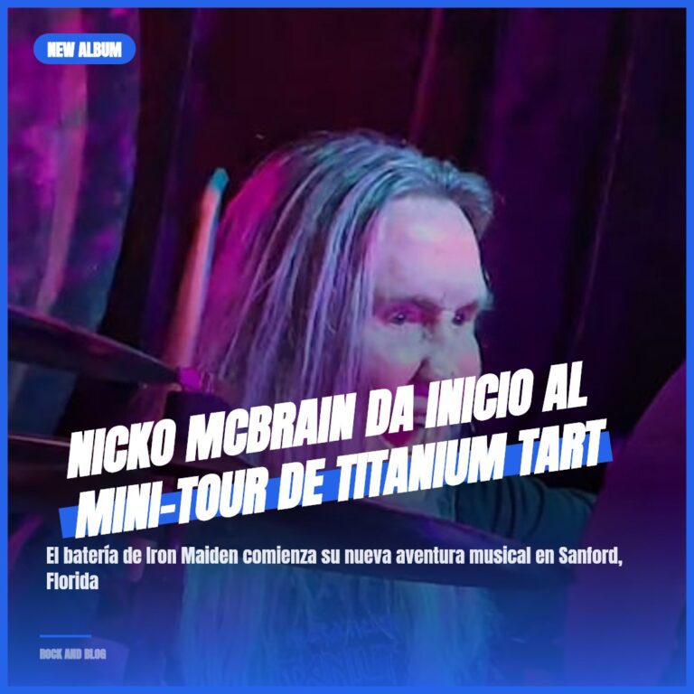 Nicko McBrain da inicio al mini-tour de TITANIUM TART