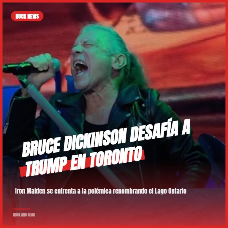 Bruce Dickinson desafía a Trump en Toronto