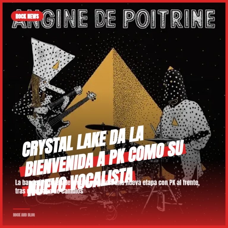 Crystal Lake da la bienvenida a PK como su nuevo vocalista