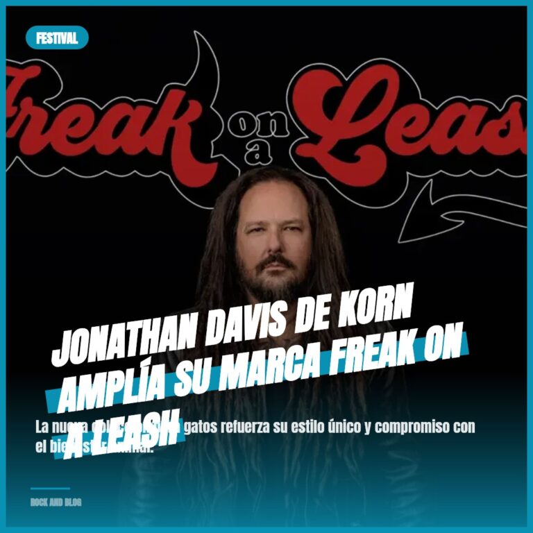 Jonathan Davis de Korn amplía su marca Freak On A Leash