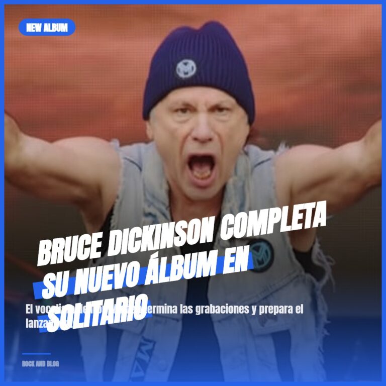 Bruce Dickinson completa su nuevo álbum en solitario