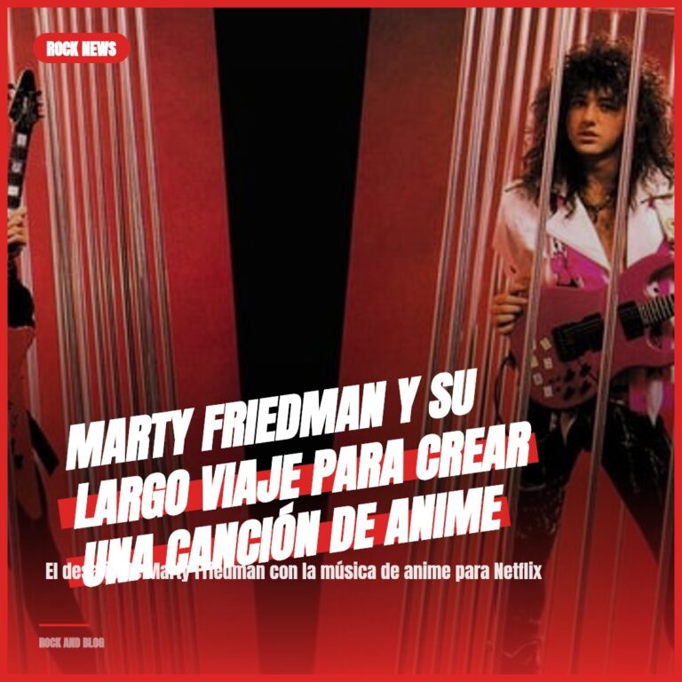 Marty Friedman y su largo viaje para crear una canción de anime