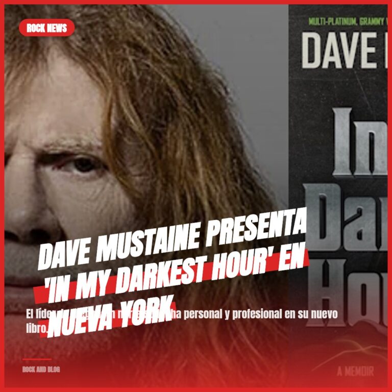 Dave Mustaine presenta ‘In My Darkest Hour’ en Nueva York