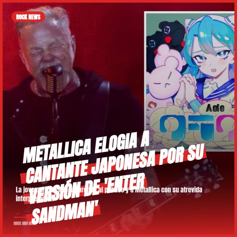Metallica Elogia a Cantante Japonesa por Su Versión de ‘Enter Sandman’