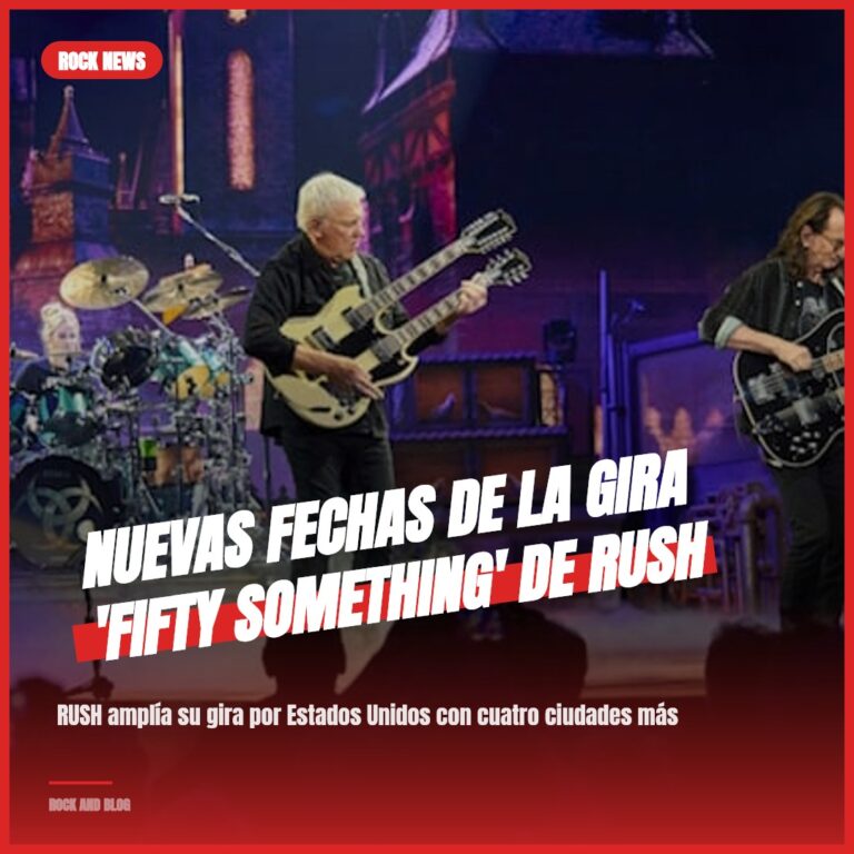Nuevas Fechas de la Gira ‘Fifty Something’ de RUSH
