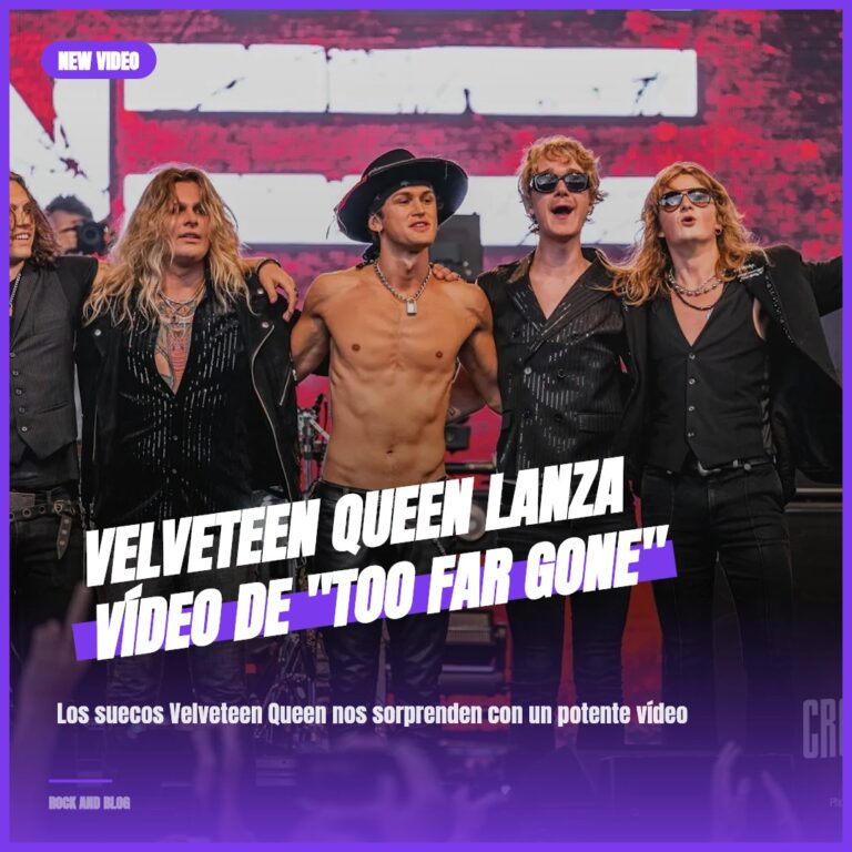 Velveteen Queen lanza vídeo de «Too Far Gone»