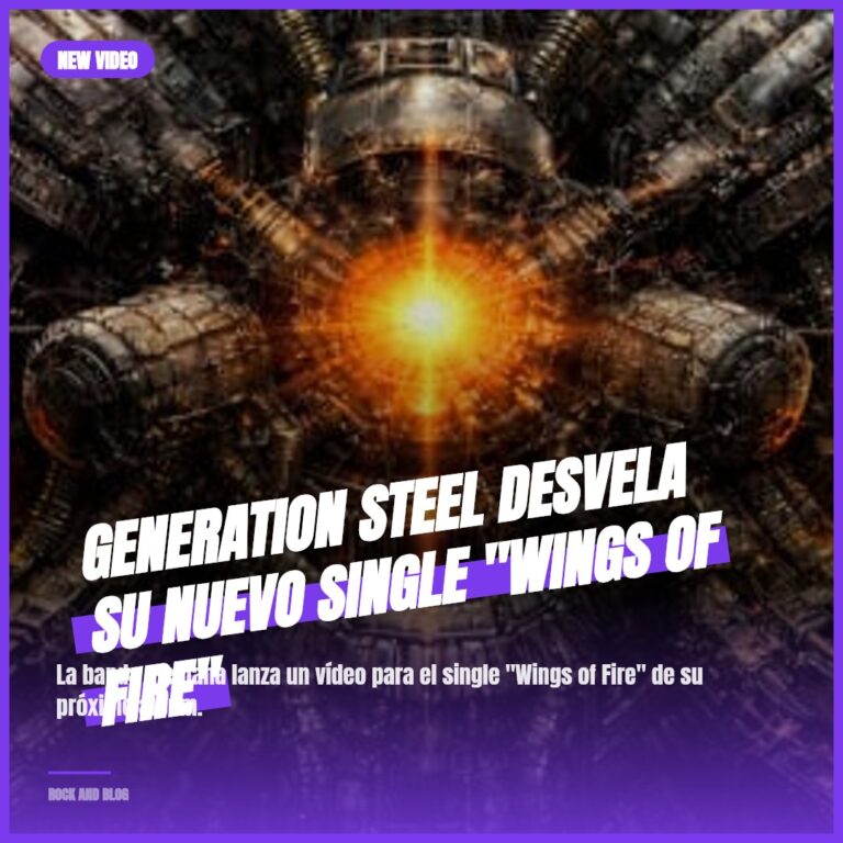 Generation Steel desvela su nuevo single «Wings of Fire»