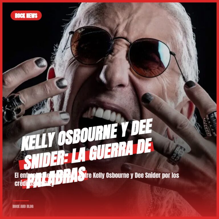 Kelly Osbourne y Dee Snider: La Guerra de Palabras