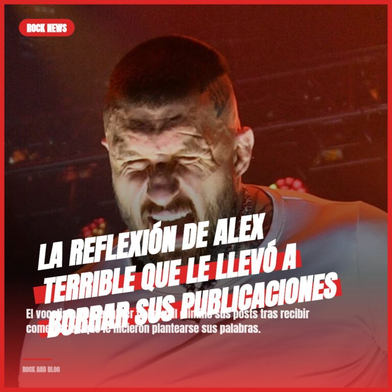 La reflexión de Alex Terrible que le llevó a borrar sus publicaciones