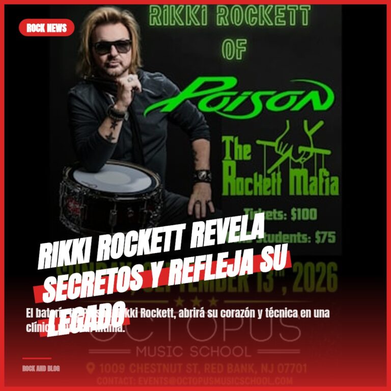Rikki Rockett Revela Secretos y Refleja su Legado