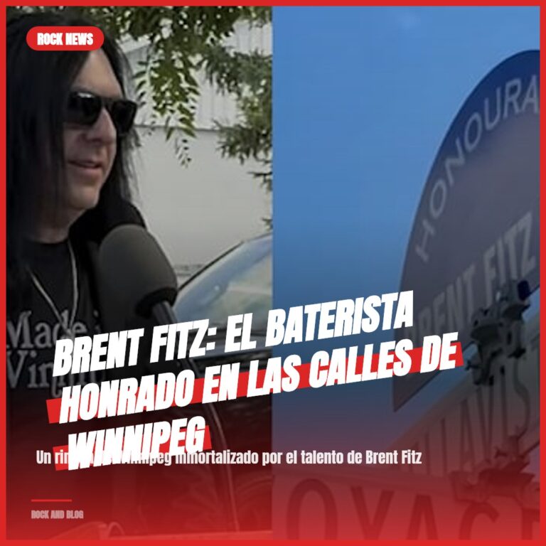 Brent Fitz: El Baterista Honrado en las Calles de Winnipeg