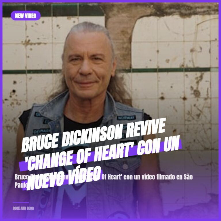 Bruce Dickinson Revive ‘Change Of Heart’ con un Nuevo Vídeo