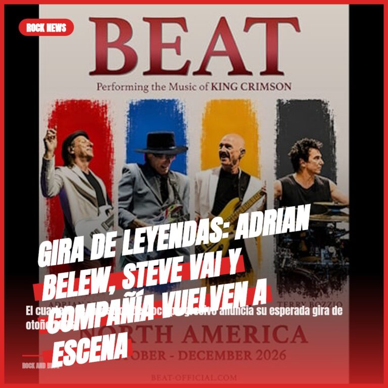 Gira de leyendas: Adrian Belew, Steve Vai y compañía vuelven a escena