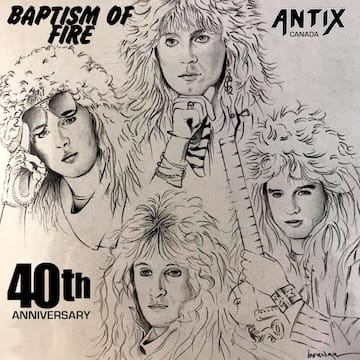 Antix celebra 40 años con edición especial de 'Baptism Of Fire'