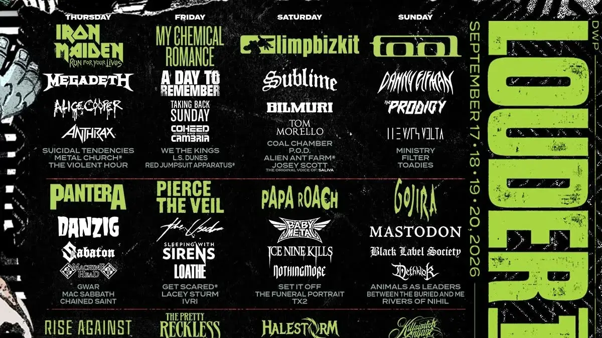 Horarios del Festival Louder Than Life 2026