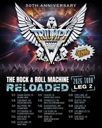 Triumph: Nueva Gira en EE.UU. para Celebrar su Medio Siglo
