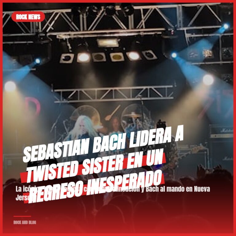 Sebastian Bach lidera a Twisted Sister en un regreso inesperado