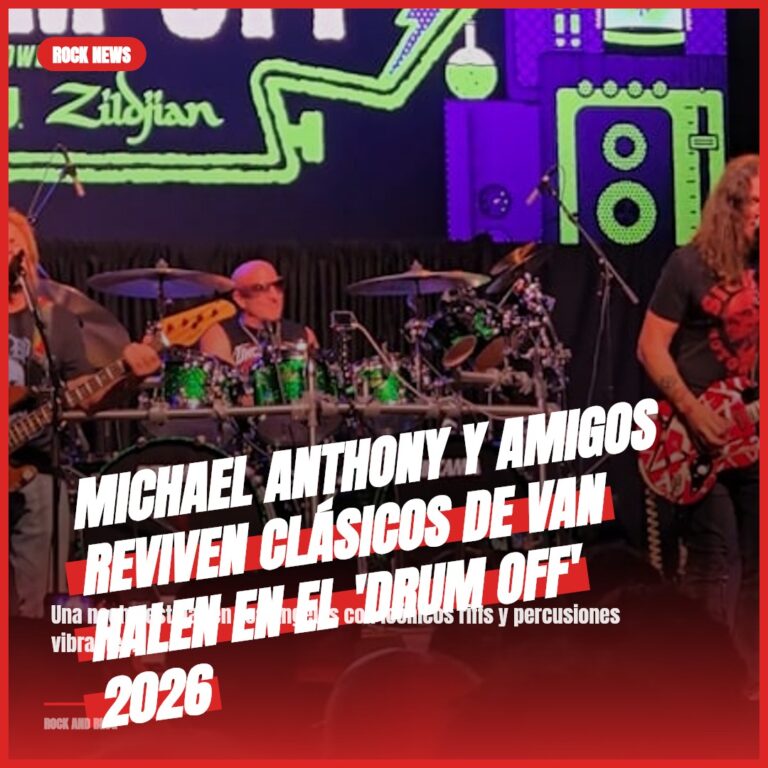 Michael Anthony y amigos reviven clásicos de Van Halen en el ‘Drum Off’ 2026