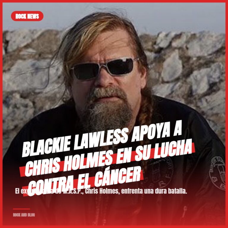 Blackie Lawless Apoya a Chris Holmes en su Lucha Contra el Cáncer