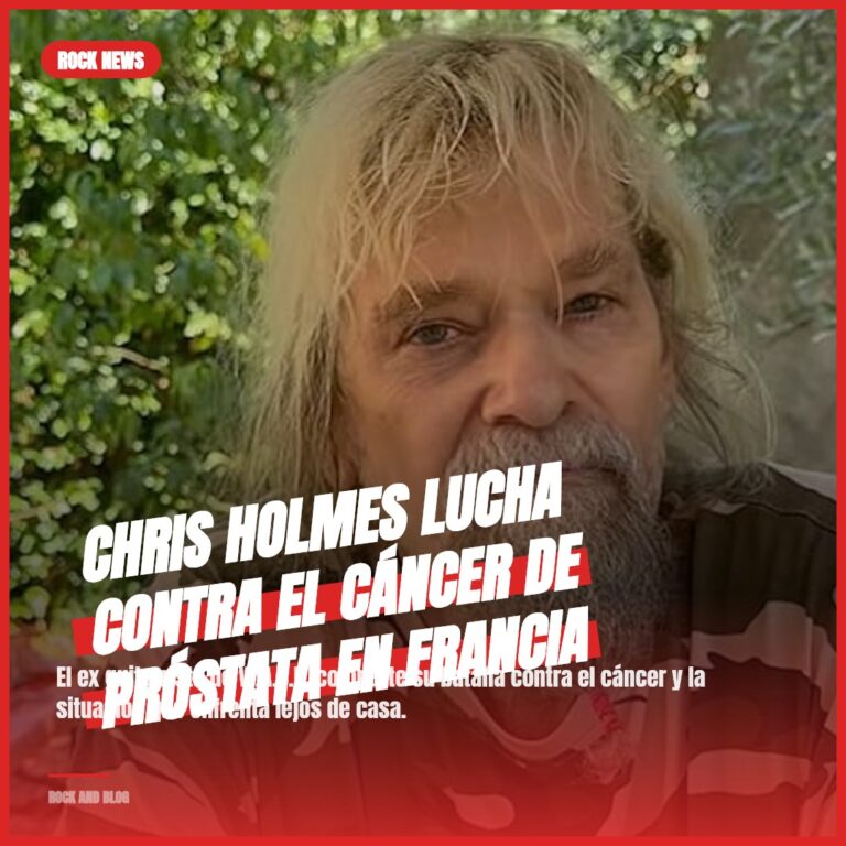 Chris Holmes lucha contra el cáncer de próstata en Francia