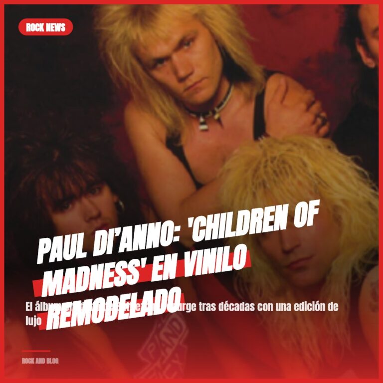 Paul Di’Anno: ‘Children of Madness’ en Vinilo Remodelado