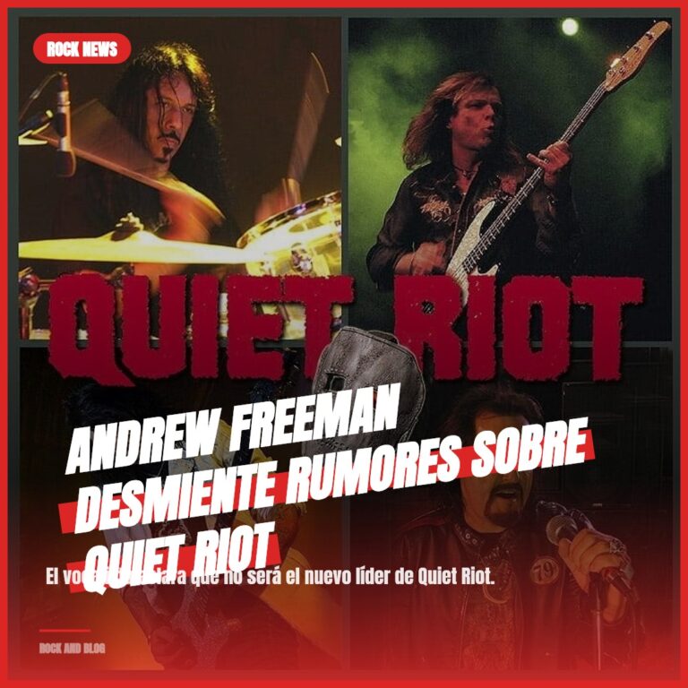 Andrew Freeman desmiente rumores sobre Quiet Riot