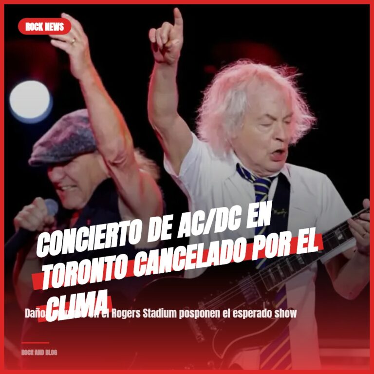 Concierto de AC/DC en Toronto cancelado por el clima