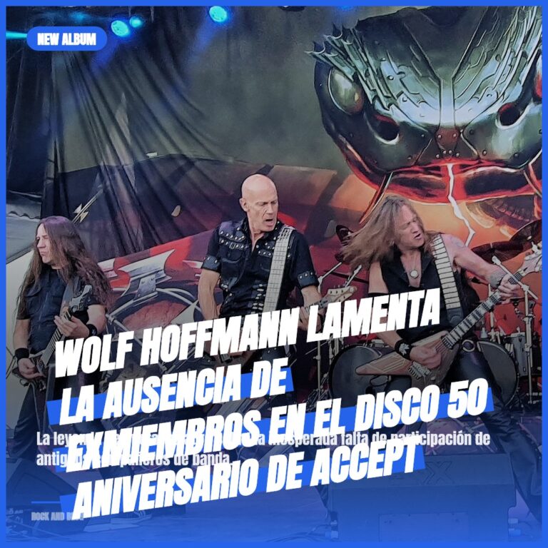 Wolf Hoffmann lamenta la ausencia de exmiembros en el disco 50 aniversario de Accept